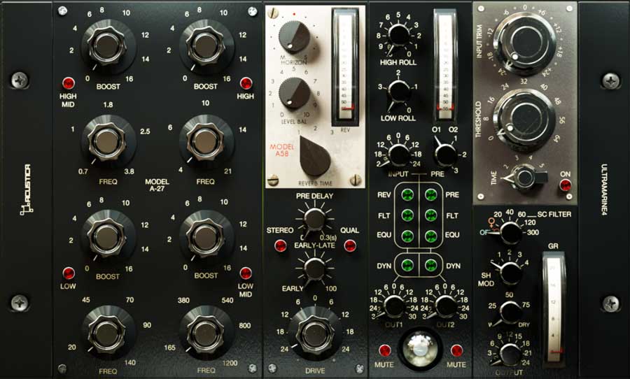 Acustica Audio Ultramarine4 Channel strip