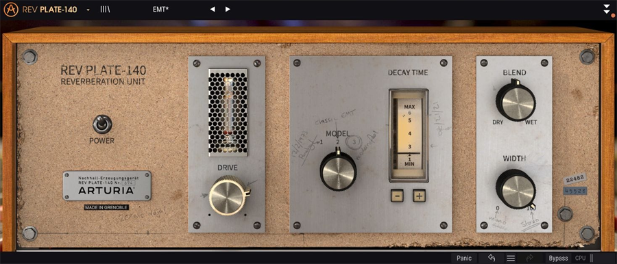 Arturia Rev PLATE 140
