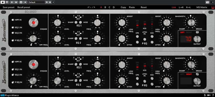 Bettermaker EQ232D