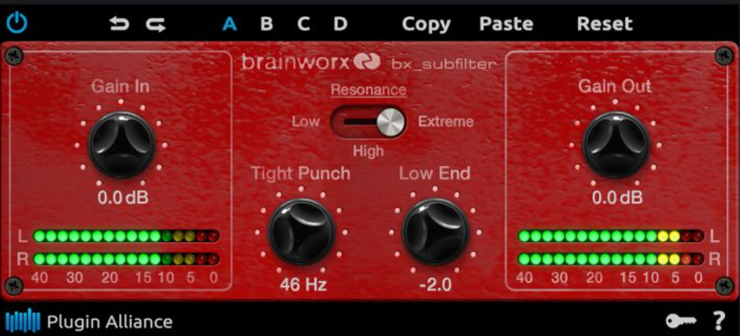 Brainworx bx subfilter