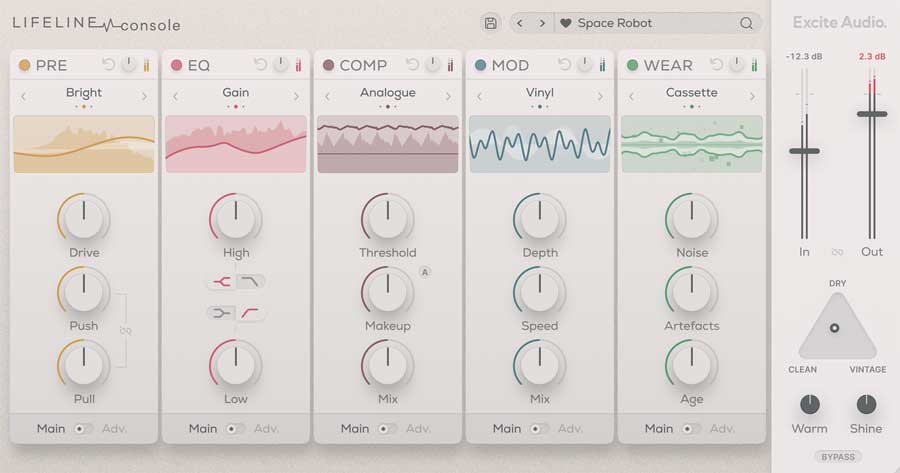 Excite Audio Lifeline Console