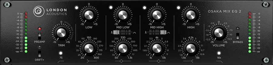 London Acoustics Osaka Mix EQ