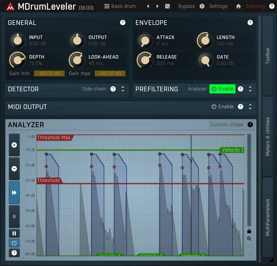 MeldaProduction MDrumLeveler