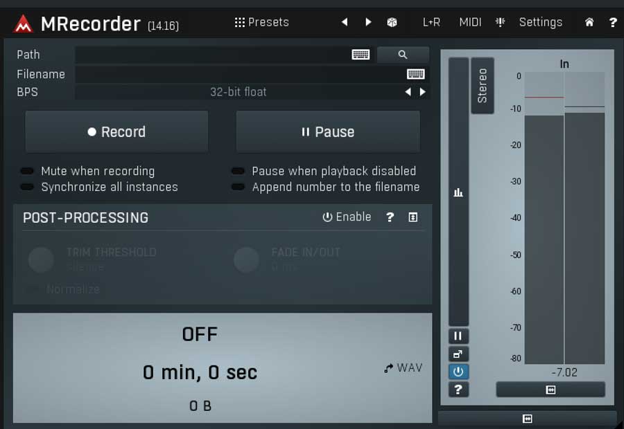 MeldaProduction MRecorder