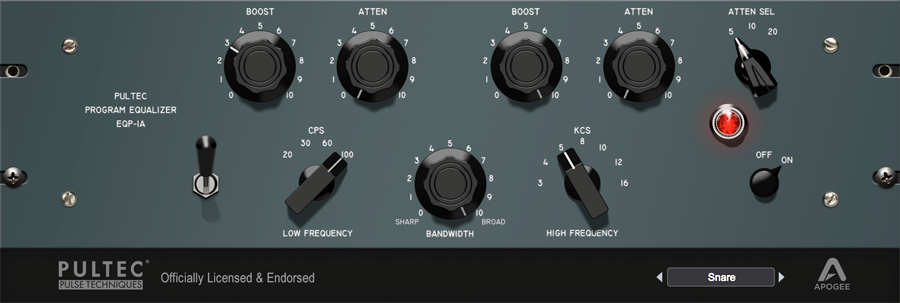 Pultec EQP 1A Program Equalizer