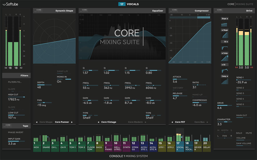 Softube Console 1 Core Mixing Suite