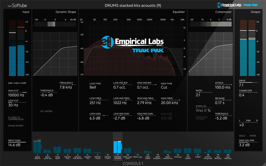 Softube Empirical Labs Trak Pak for Console 1