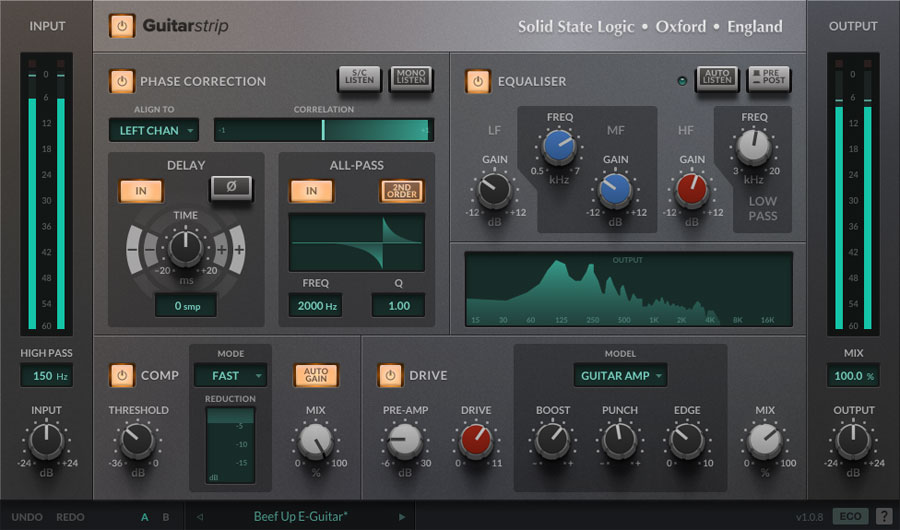 Solid State Logic Guitarstrip