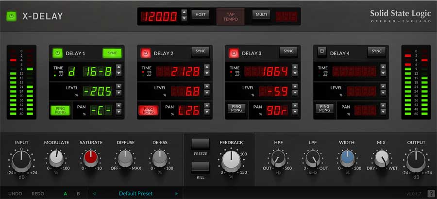 Solid State Logic X Delay