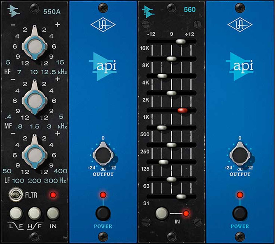 Universal Audio API 500 Series EQ Collection