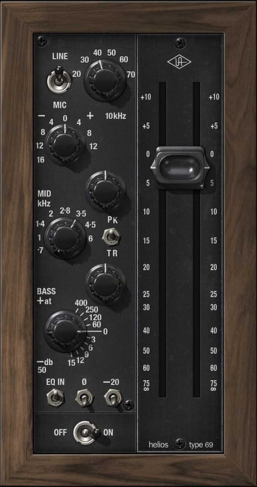 Universal Audio Helios Type 69 Preamp and EQ Collection