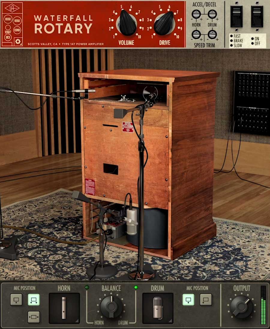 Universal Audio Waterfall Rotary Speaker