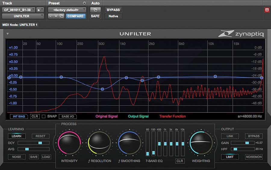 Zynaptiq Unchirp