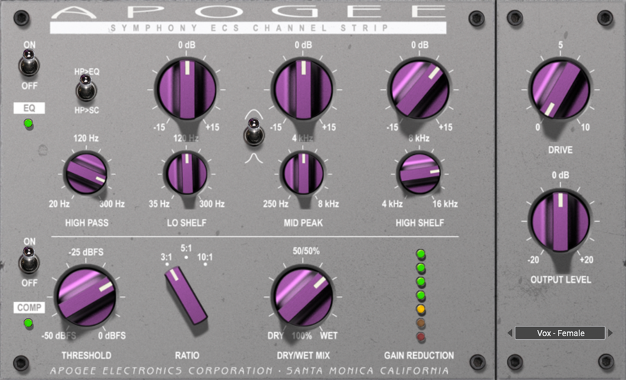 apogee Symphony ECS Channel Strip