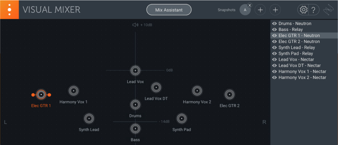 iZotope Visual Mixer