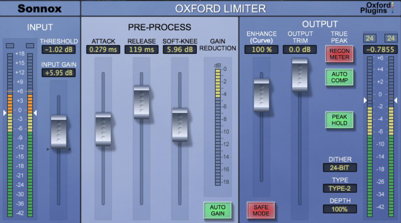 sonnox limiter v3
