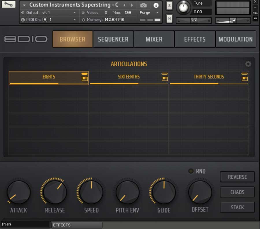 8dio Instrument Series Super String