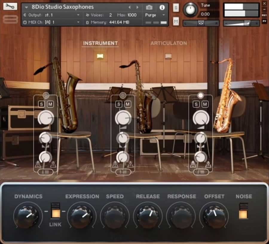 8dio Studio Tenor Saxophone