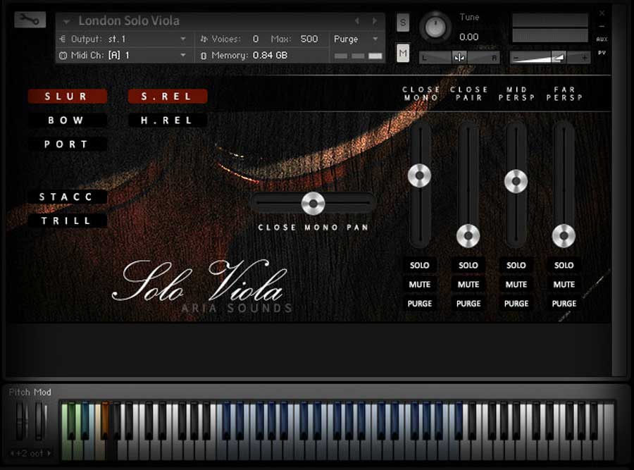 Aria Sounds Solo Viola