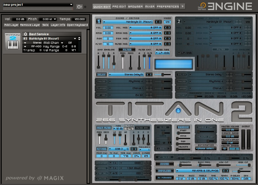 Best Service Titan 2