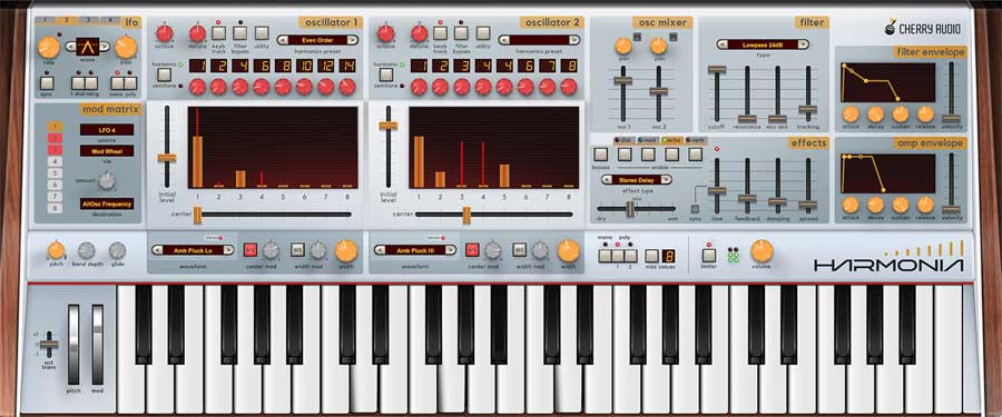 Cherry Audio Harmonia Synthesizer