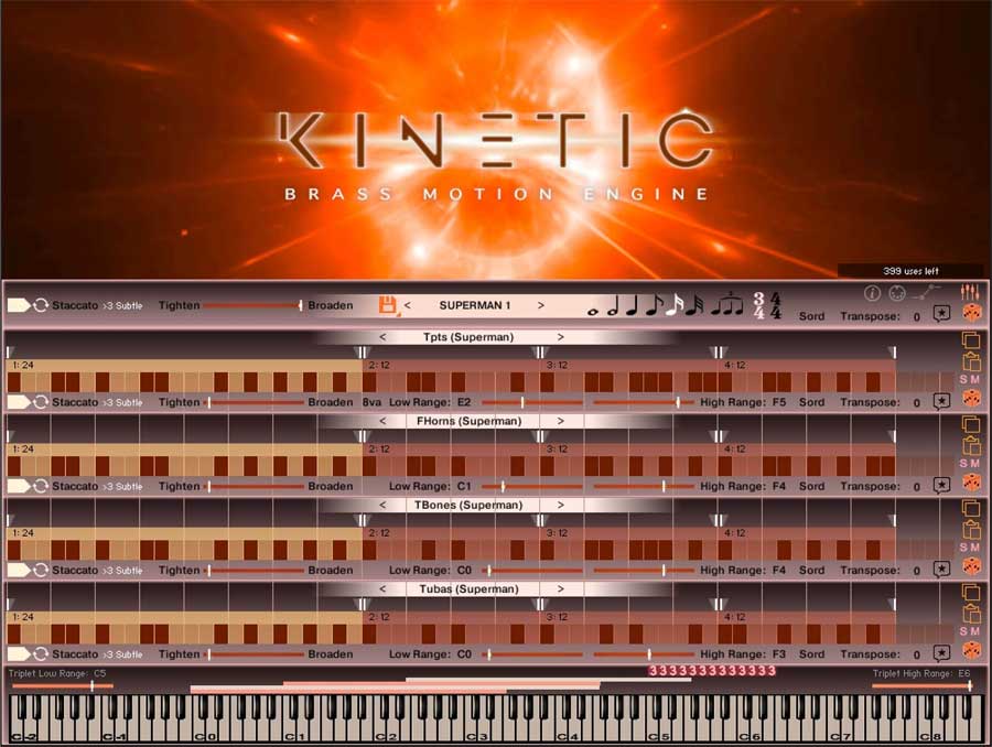 Kirk Hunter Kinetic Brass Motion Engine