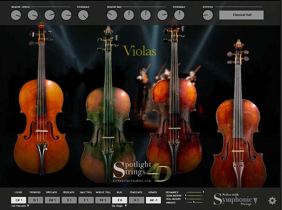 Kirk Hunter Spotlight Strings 4D
