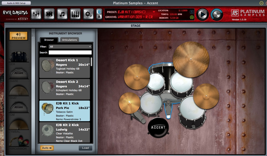 Platinum Samples Evil Drums