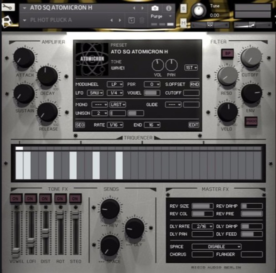 Rigid Audio Atomicron