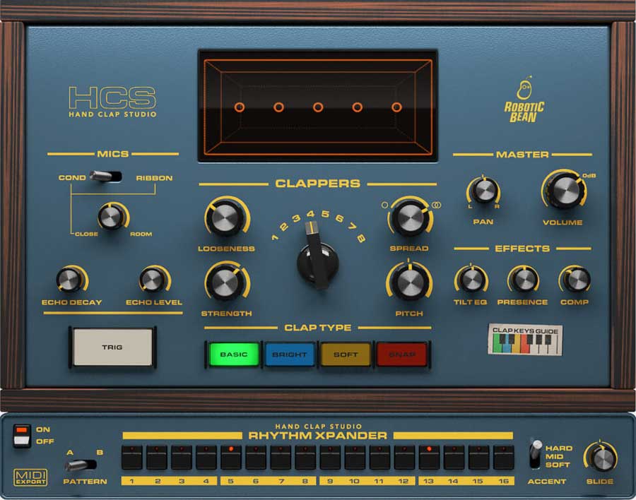 Robotic Bean Hand Clap Studio