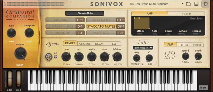 SONiVOX Orchestral Companion Brass