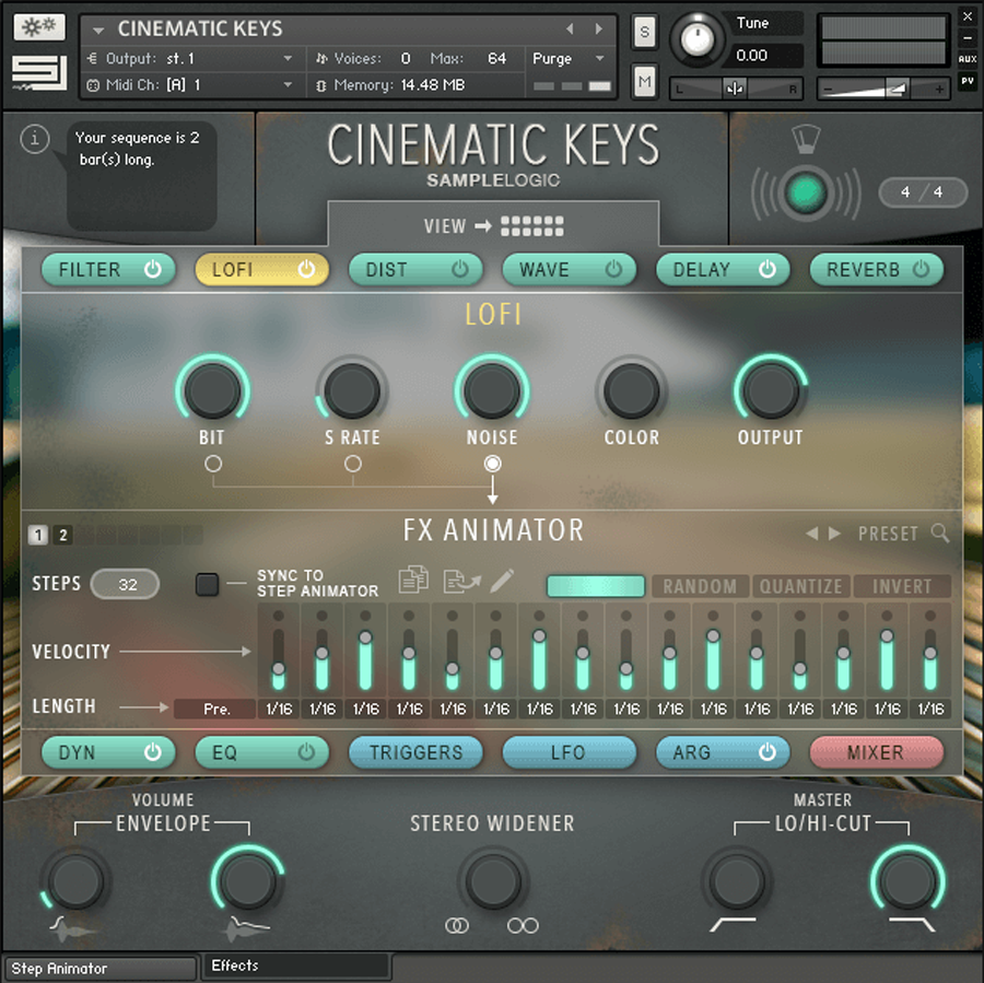Sample Logic Cinematic Keys
