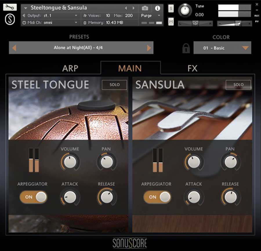 Sonuscore ORIGINS Vol I Sansula and Steel Tongue Drum