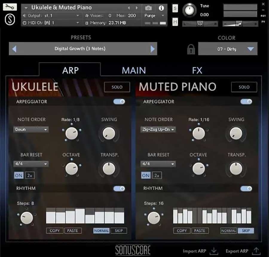 Sonuscore ORIGINS Vol V Ukulele and Muted Piano