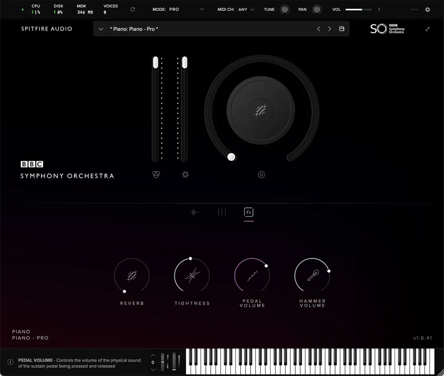 Spitfire BBC Symphony Orchestra Piano Professional