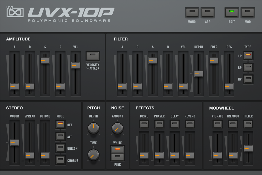 UVI UVX 10P