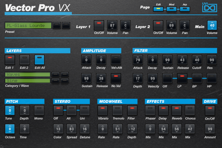 UVI Vector Pro
