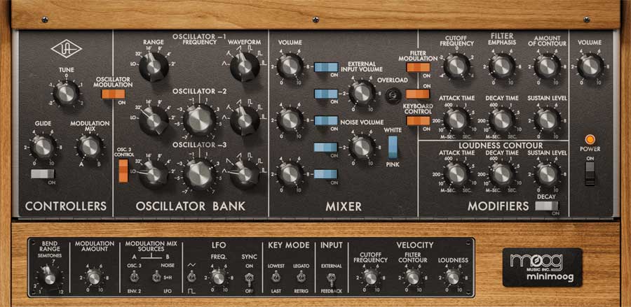 Universal Audio Moog Minimoog