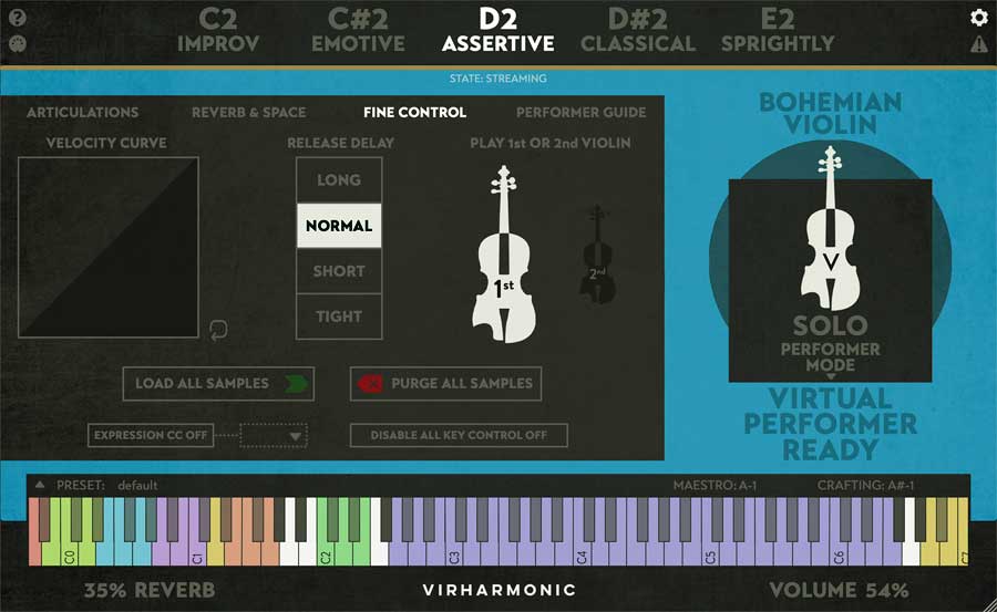 Virharmonic Bohemian Violin