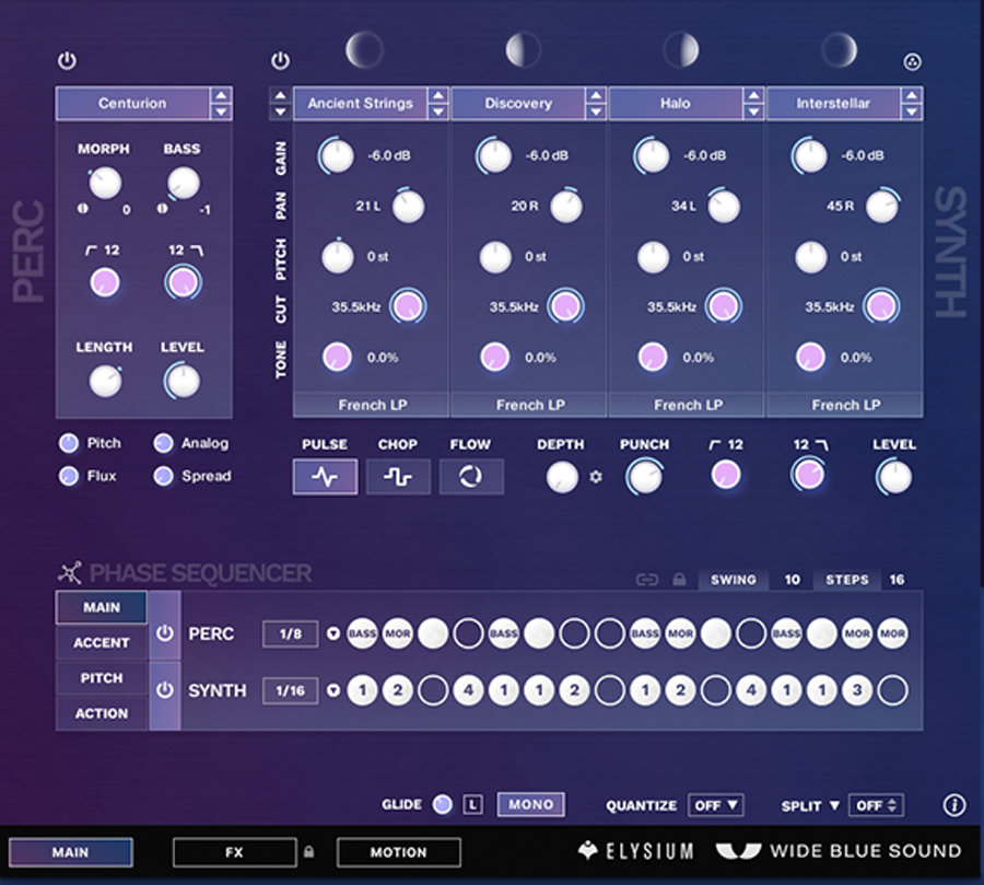 Wide Blue Sound Elysium
