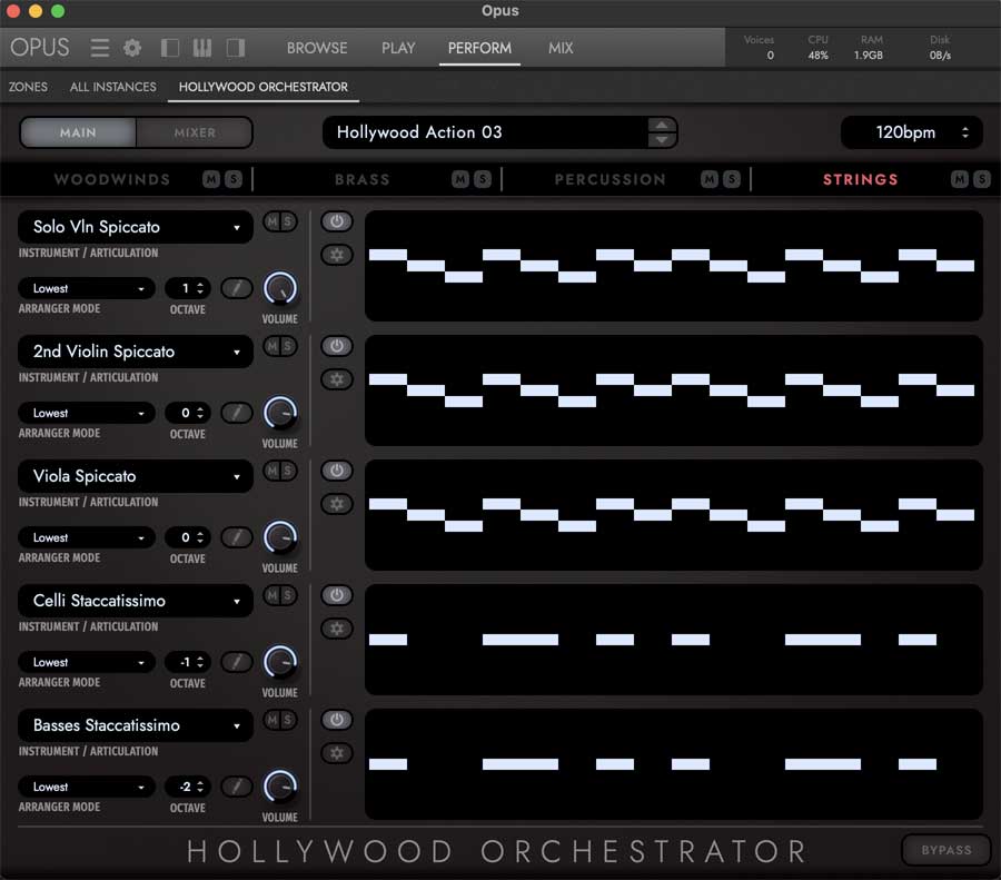 east west sounds Hollywood Orchestra Opus Diamond Edition
