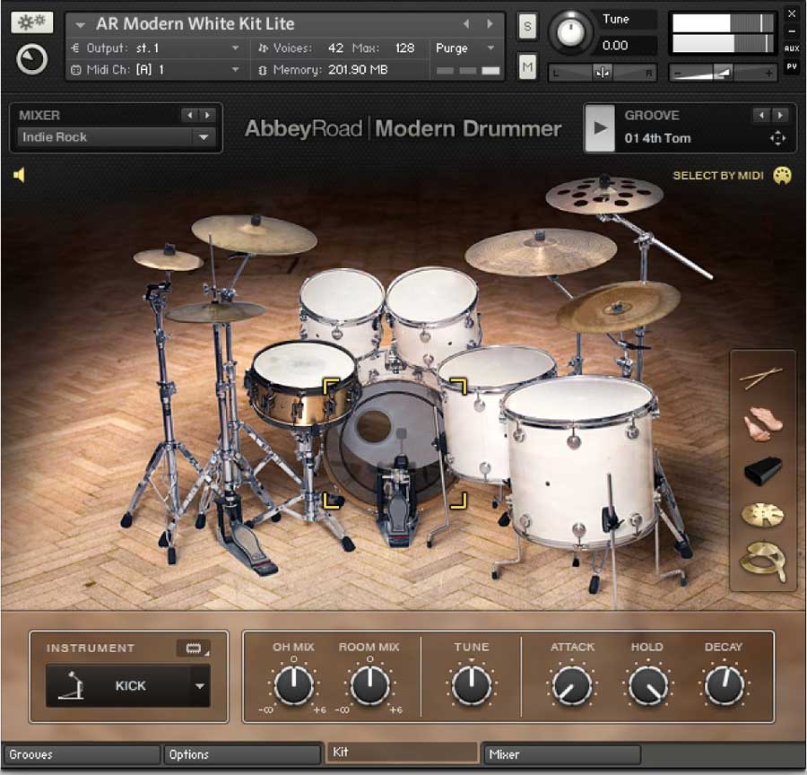 native instruments Abbey Road Modern Drummer