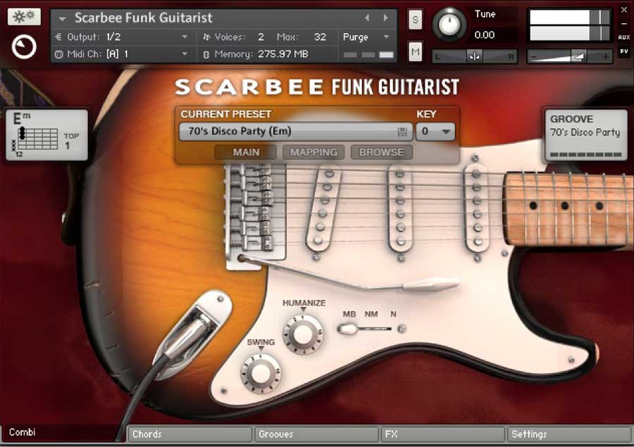 native instruments Scarbee Funk Guitarist