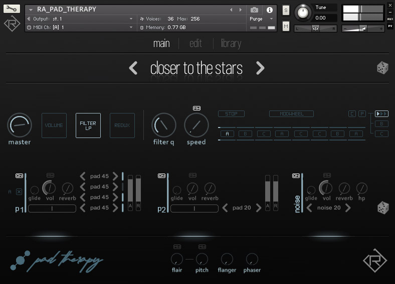 rigid audio pad therapy