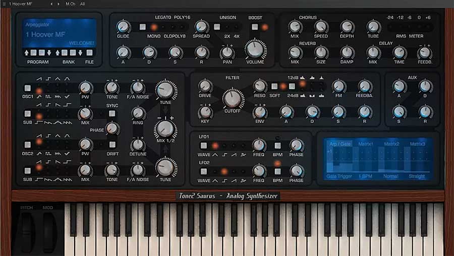 tone2 saurus