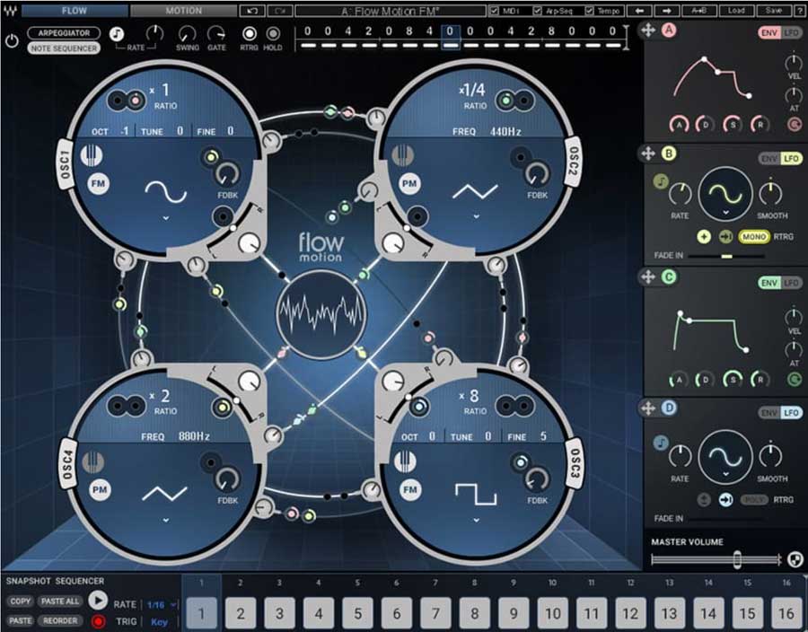 waves Flow Motion FM Synth